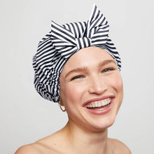 Load image into Gallery viewer, Luxury Shower Cap - Stripes - Tigertree