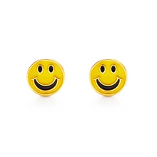 Load image into Gallery viewer, Smiley Face Stud Earrings - Tigertree