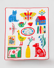 Load image into Gallery viewer, Quilted Blanket - Scandinavian Icons