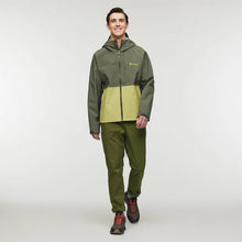 Load image into Gallery viewer, Cielo Rain Jacket - Fatigue and Lemongrass - Tigertree