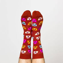 Load image into Gallery viewer, Men's Mixed Emotions Socks - Tigertree