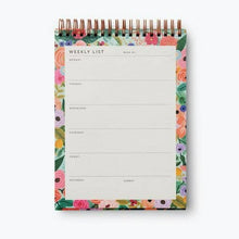 Load image into Gallery viewer, Garden Party Desktop Weekly Planner - Tigertree