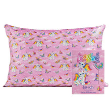 Load image into Gallery viewer, Lisa Frank Standard Satin Pillow Case- Angel Kitty - Tigertree