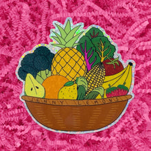 Load image into Gallery viewer, Glitter Fruit and Veggie Sticker - Tigertree