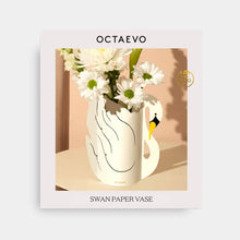 Load image into Gallery viewer, Octaevo Mini Paper Vase- Swan - Tigertree