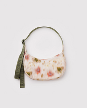 Load image into Gallery viewer, Small Nylon Crescent Bag - Abstract Floral - Tigertree