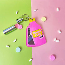 Load image into Gallery viewer, Tummy Hurts Mirror + Pill Case Keychain - Tigertree