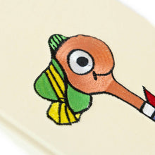 Load image into Gallery viewer, Lowly Worm Embroidered Journal - Tigertree
