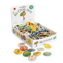 Load image into Gallery viewer, Richard Scarry Assorted Cars + Trucks Button - Tigertree