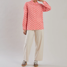 Load image into Gallery viewer, Asis Percales Blouse - Daisy Red