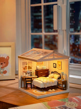 Load image into Gallery viewer, Diy Miniature House Kit: Sweet Dream Bedroom - Tigertree