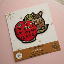 Load image into Gallery viewer, A Lot On My Plate Sticky Patch - Tigertree