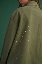 Load image into Gallery viewer, Justine Distress Dyed Jacket - Tigertree
