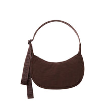Load image into Gallery viewer, Small Nylon Crescent Bag - Coffee - Tigertree