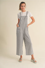 Load image into Gallery viewer, Susannah Linen Stripe Jumpsuit - Tigertree
