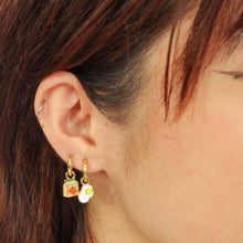 Load image into Gallery viewer, Hoop Earrings - Juice Box/Egg - Tigertree