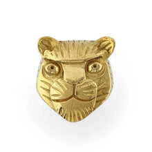 Load image into Gallery viewer, Lion Brass Ring - Tigertree
