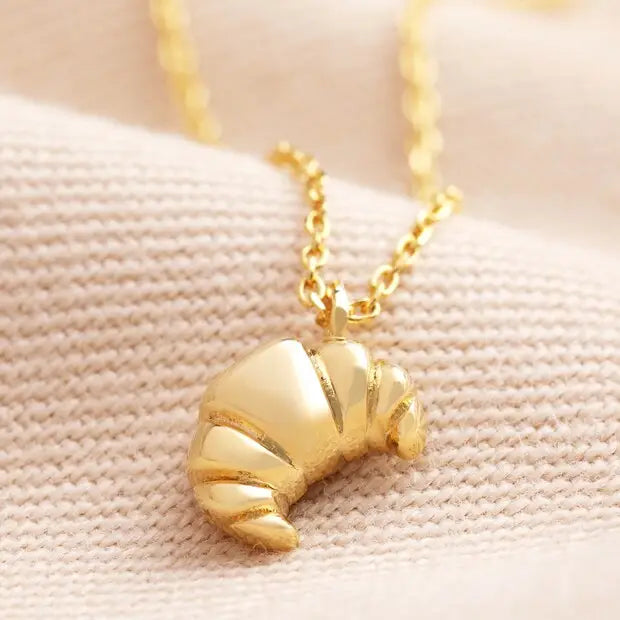 Gold Croissant Necklace - Tigertree