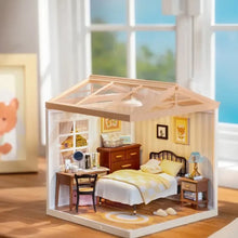 Load image into Gallery viewer, Diy Miniature House Kit: Sweet Dream Bedroom - Tigertree