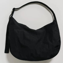 Load image into Gallery viewer, Large Nylon Crescent Bag - Black - Tigertree