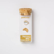 Load image into Gallery viewer, Croissant and Coffee Earrings - Tigertree