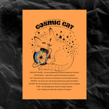 Load image into Gallery viewer, Cosmic Cat Scratch Off Fortune Card - Tigertree