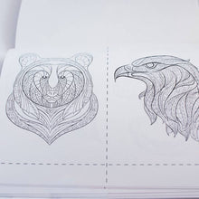 Load image into Gallery viewer, Stress Relieving Animal Designs Adult Coloring Book