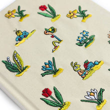 Load image into Gallery viewer, Lowly Worm Garden Embroidered Journal - Tigertree
