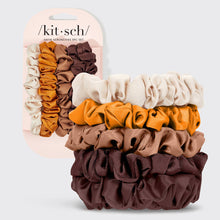 Load image into Gallery viewer, Petite Satin Scrunchies Set of 5- Sedona - Tigertree