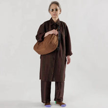Load image into Gallery viewer, Large Nylon Crescent Bag - Brown - Tigertree
