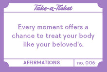 Load image into Gallery viewer, Take-A-Ticket Affirmations - Tigertree