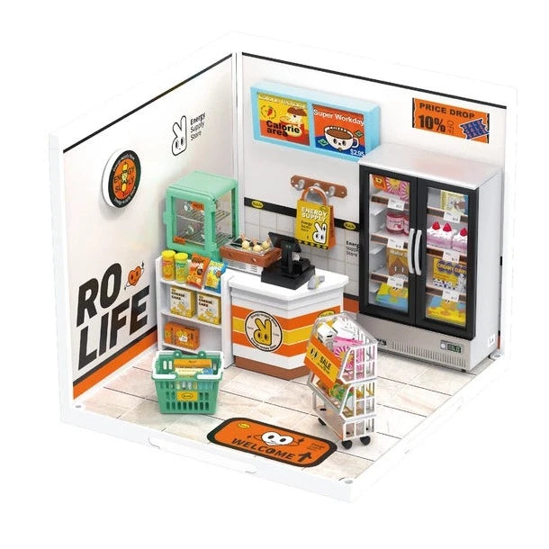 Diy Miniature House Kit: Energy Supply Store - Tigertree