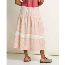 Load image into Gallery viewer, Airscape Midi Skirt - Dusty Cedar Stripe - Tigertree
