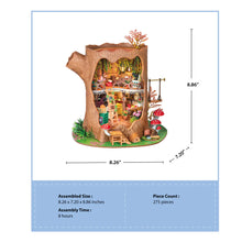 Load image into Gallery viewer, DIY Miniature House Kit: Fairytale Tree House - Tigertree
