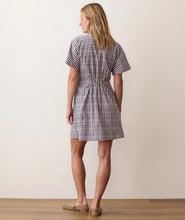Load image into Gallery viewer, Arden Mini Shirt Dress - Blue & Lavender Plaid