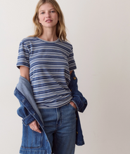 Load image into Gallery viewer, Jacquard Stripe Tee - Dawn Stripe