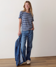 Load image into Gallery viewer, Jacquard Stripe Tee - Dawn Stripe