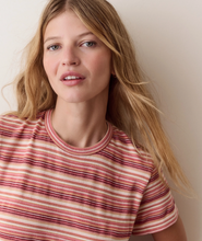 Load image into Gallery viewer, Jacquard Stripe Tee - Sunset Stripe