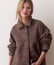 Load image into Gallery viewer, Hayes Houndstooth Trench Coat - Herringbone