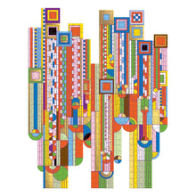 Load image into Gallery viewer, Frank Lloyd Wright Saguaro Cactus & Forms 750 Piece Shaped Foil Puzzle