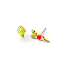 Load image into Gallery viewer, Radish Artichoke Earrings