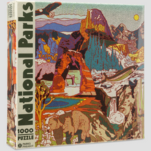 Load image into Gallery viewer, National Parks Collage 1000pc Puzzle