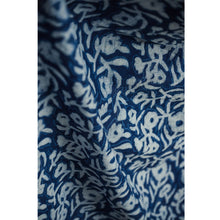 Load image into Gallery viewer, Neela Block Print Indigo Scarf - 40" x 70" - Tigertree