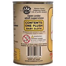 Load image into Gallery viewer, OIive the Canned Baby Sloth - Tigertree