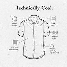 Load image into Gallery viewer, Bless Up Trail Button Up Shirt- Forest - Tigertree