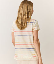 Load image into Gallery viewer, Swing Crew Tee- Rainbow Stripe - Tigertree