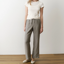 Load image into Gallery viewer, Linen Drawstring Pant - Sea Spray