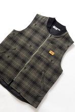 Load image into Gallery viewer, Thistle Plaid Work Vest - Tigertree