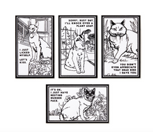 Load image into Gallery viewer, Moody Cats Velvet Coloring - Tigertree