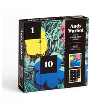 Load image into Gallery viewer, Warhol Flowers Sliding Puzzle - Tigertree